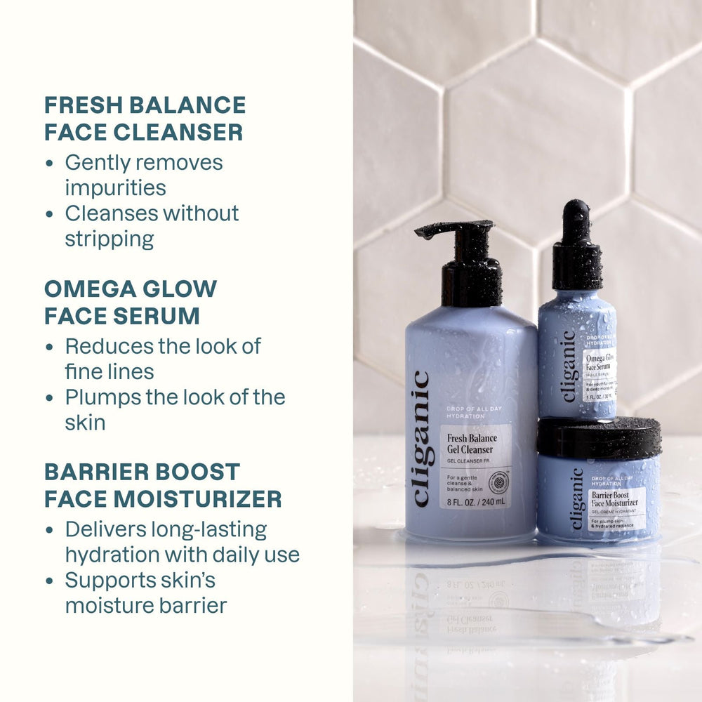 The 3-Step Face Routine - Cliganic Beauty