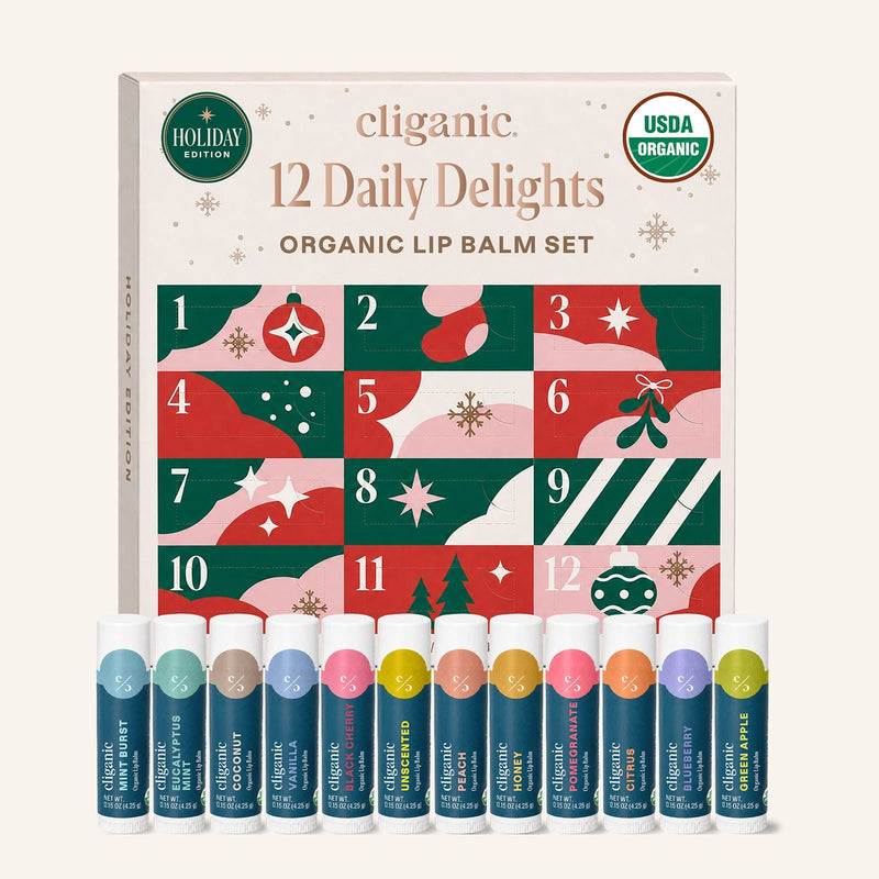 The Lip Balm Advent Calendar - Cliganic