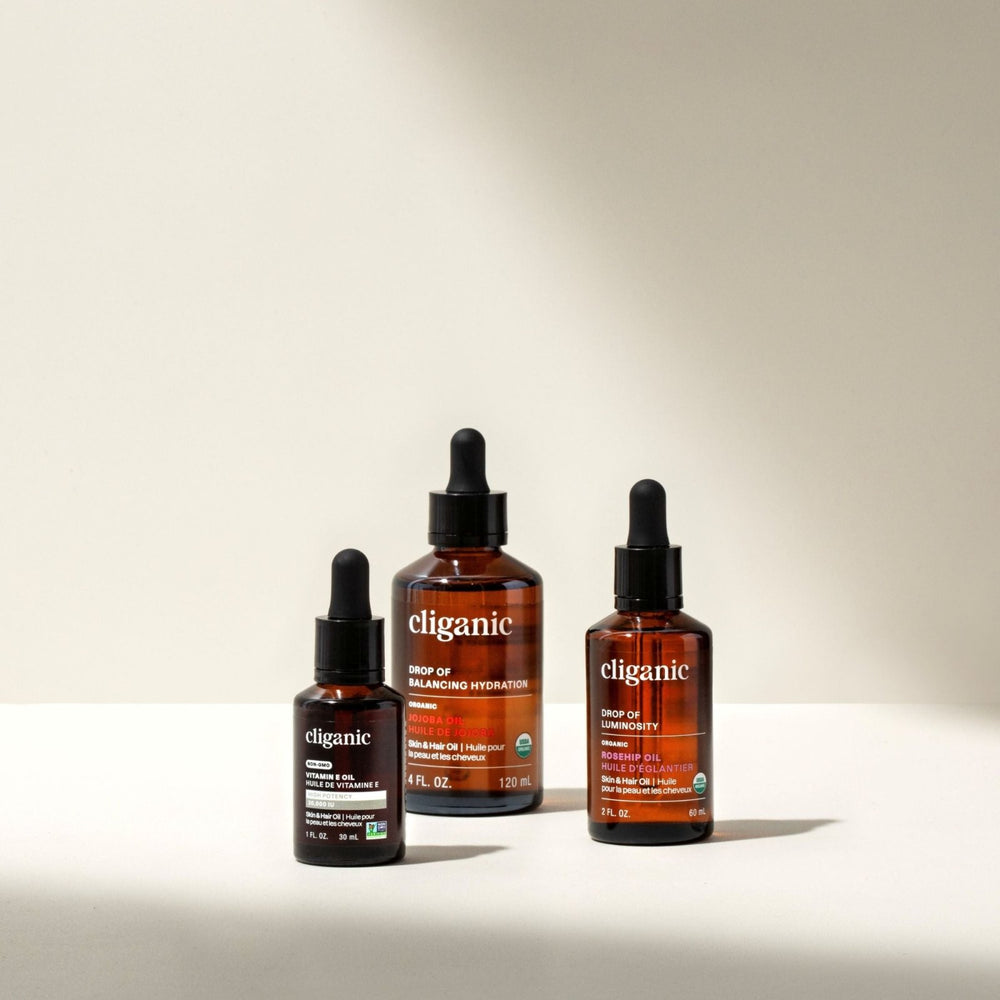 Timeless Beauty Bundle - Cliganic Skin & Hair Oils