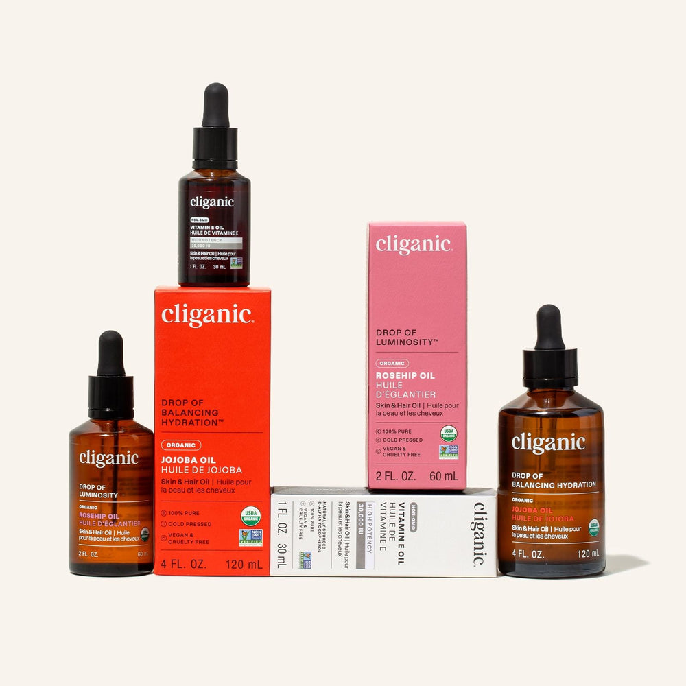 Timeless Beauty Bundle - Cliganic Skin & Hair Oils
