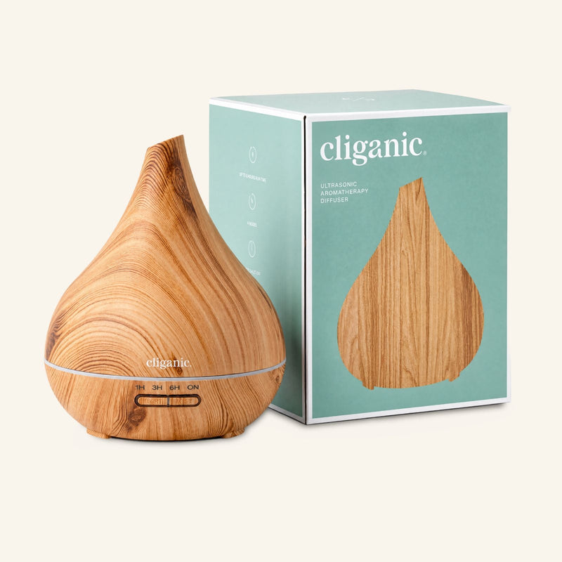 Wooden Ultrasonic Aromatherapy Diffuser - Cliganic Aromatherapy Diffusers
