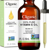 Cliganic 100% Pure Vitamin E Oil 2oz