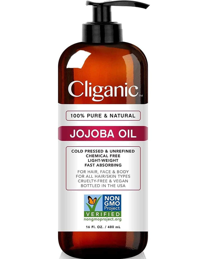 Cliganic 100% Pure Non-GMO Jojoba Oil