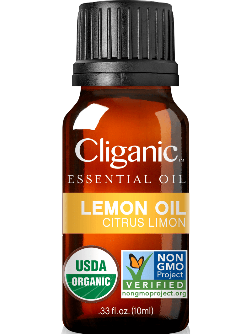 Cliganic 100% Pure Organic Lemon Oil 0.33oz