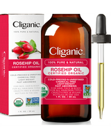 Cliganic Organic Carrier Oil Bundle: Jojoba, Argan & Rosehip