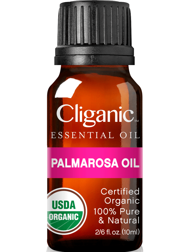 Cliganic 100% Pure Organic Palmarosa Oil 0.33oz