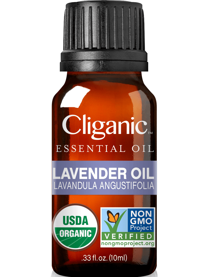 Cliganic 100% Pure Organic Lavender Oil 0.33oz
