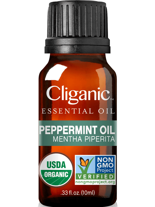 Cliganic 100% Pure Organic Peppermint Oil 0.33oz