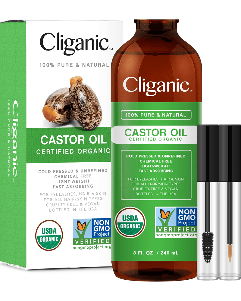 Cliganic Organic Castor Oil 16 fl oz