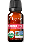 Cliganic 100% Pure Organic Pink Grapefruit Oil 0.33oz