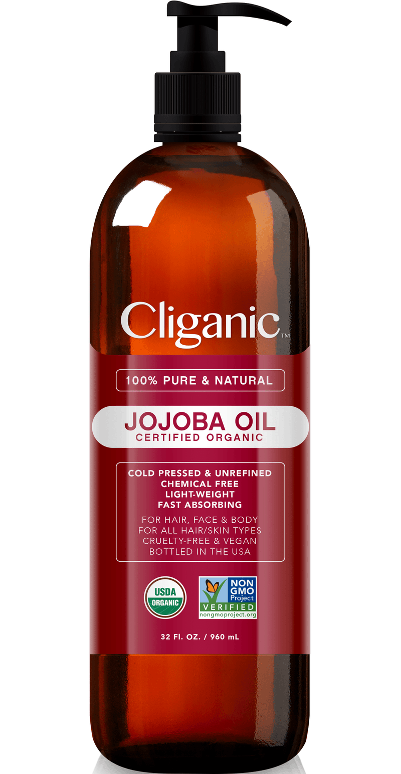 Cliganic 100% Pure Organic Jojoba Oil 32oz