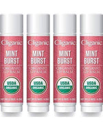 Organic Lip Balm - Mint Burst (Pack of 4)
